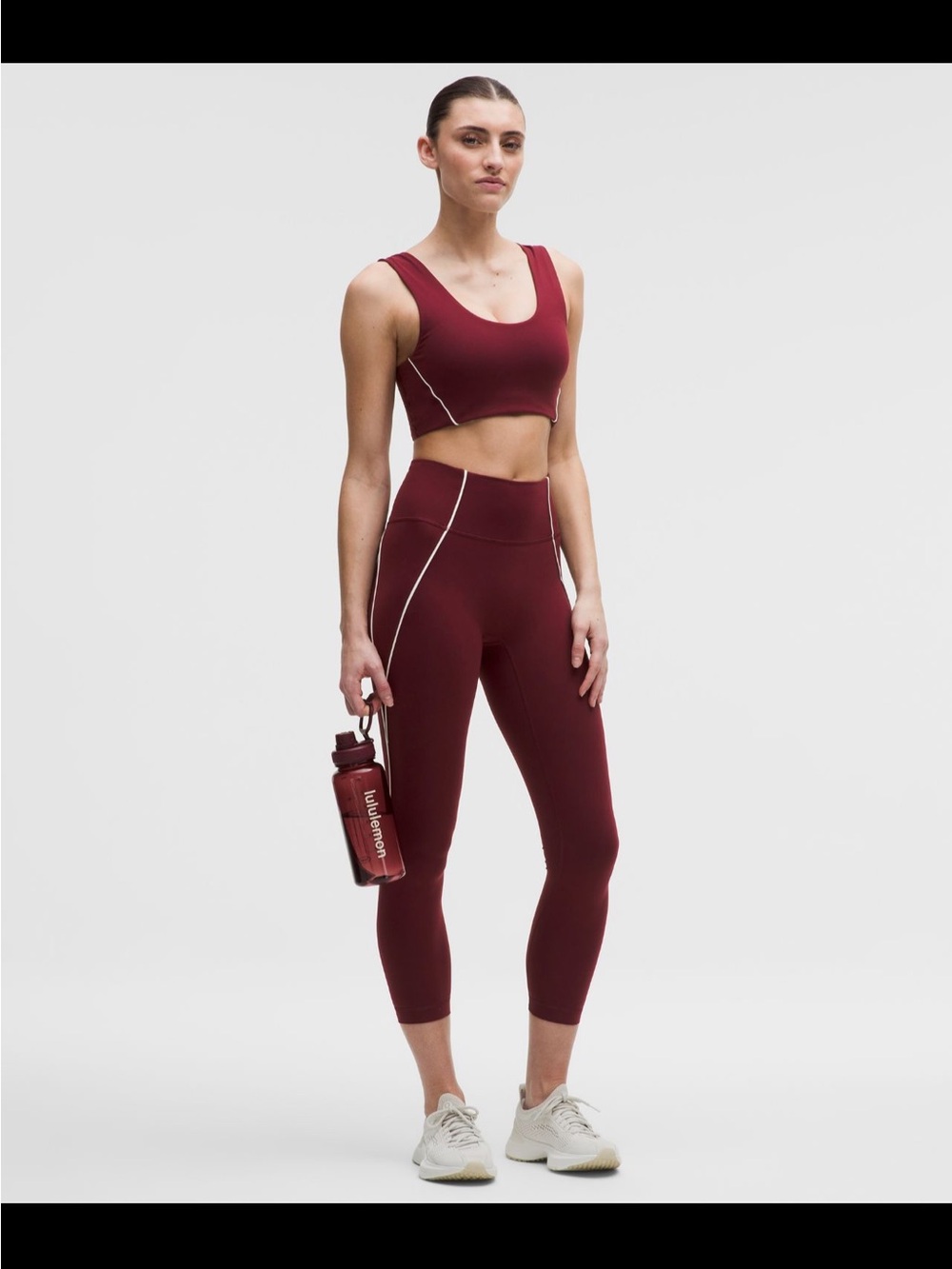 NWT Lululemon Wunder Train No-Line Piped High Rise Tight 25”